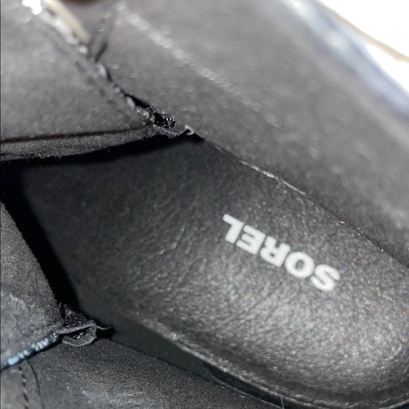 Sorel Women's Black and White Lace-Up Boots - Picture 9 of 11